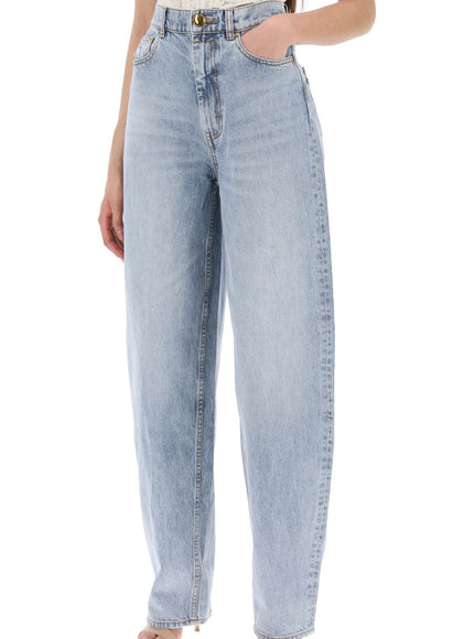 Zimmermann "curved leg natural jeans for