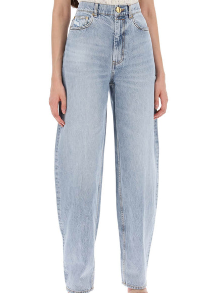 Zimmermann "curved leg natural jeans for