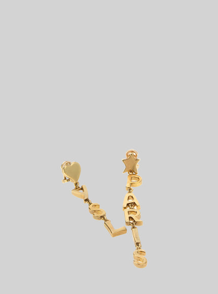 Ysl Paris Drop Earrings In Metal
