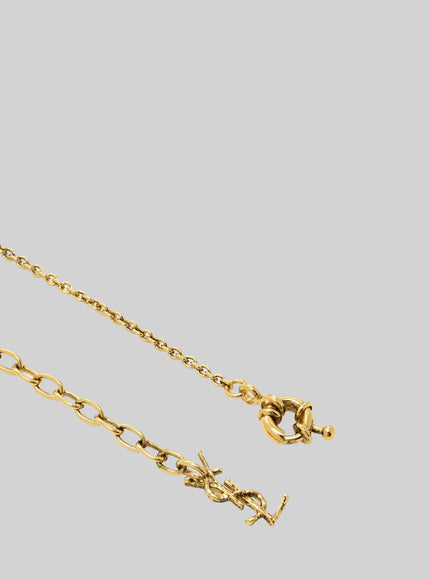 Cassandre Heart Necklace In Brass