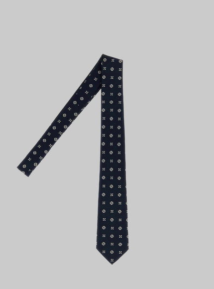 Tie With Small Embroideries