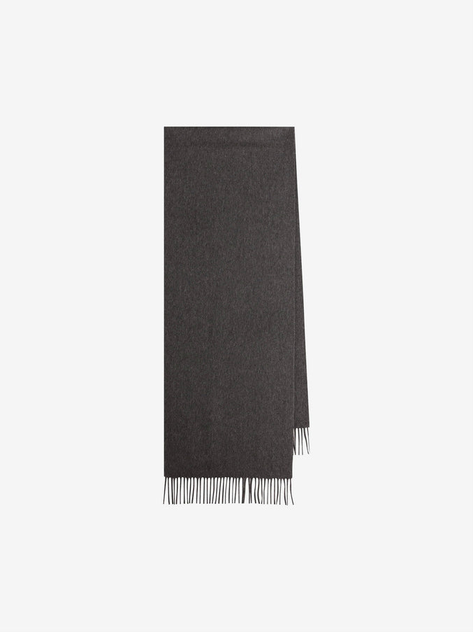 Saint Laurent Anthracite Cashmere Scarf QT Grey