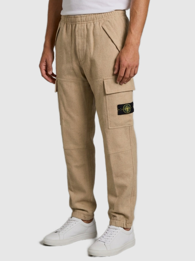 Stone Island Beige Sweatpants