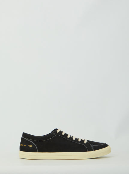 Common Projects Black Nubuck Premium Skate Sneakers Black