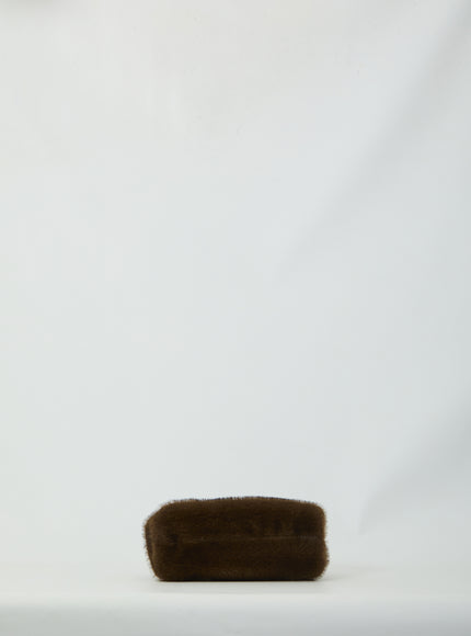 Stella Mccartney Faux Fur Falabella Mini Drawstring Bag