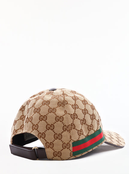 Gucci Cap With Web Detail