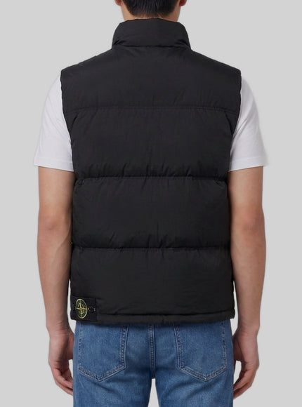 Stone Island Black Quilted Nylon Vest