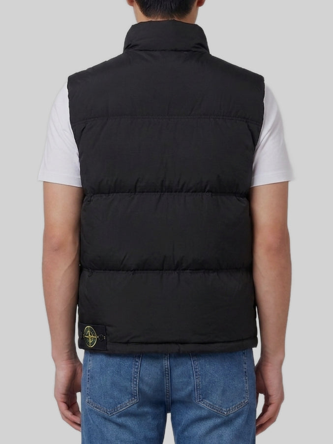 Stone Island Black Quilted Nylon Vest