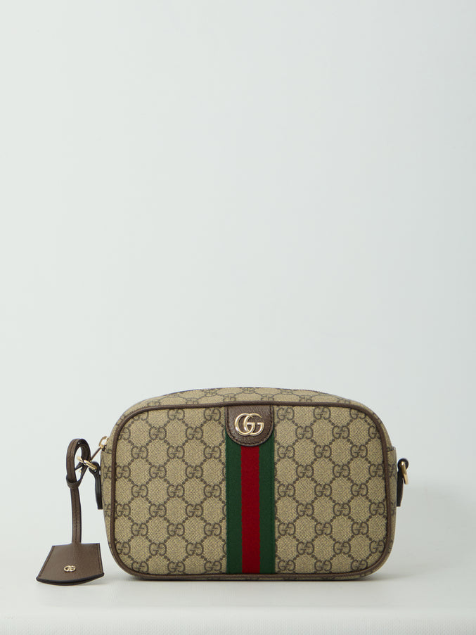 Gucci Small Ophidia Camera Bag QT Beige
