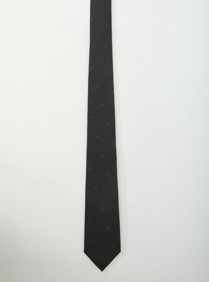 Gucci Double G Silk Jacquard Tie QT Black