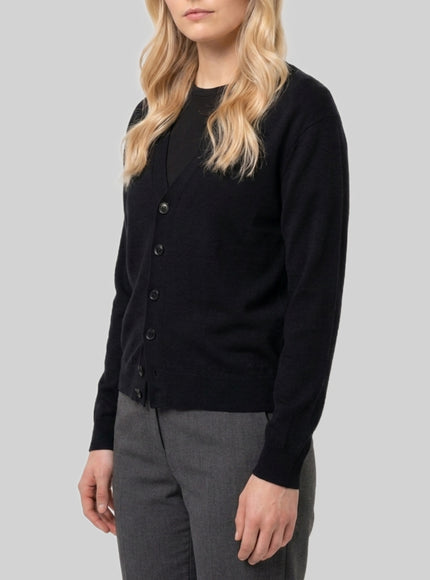 Lemaire Black Twisted Cardigan