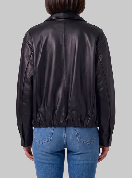Arma Melis Black Leather Jacket