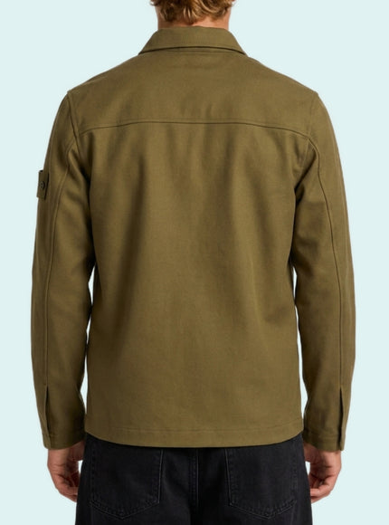 Stone Island Military Green Ghost Overshirt