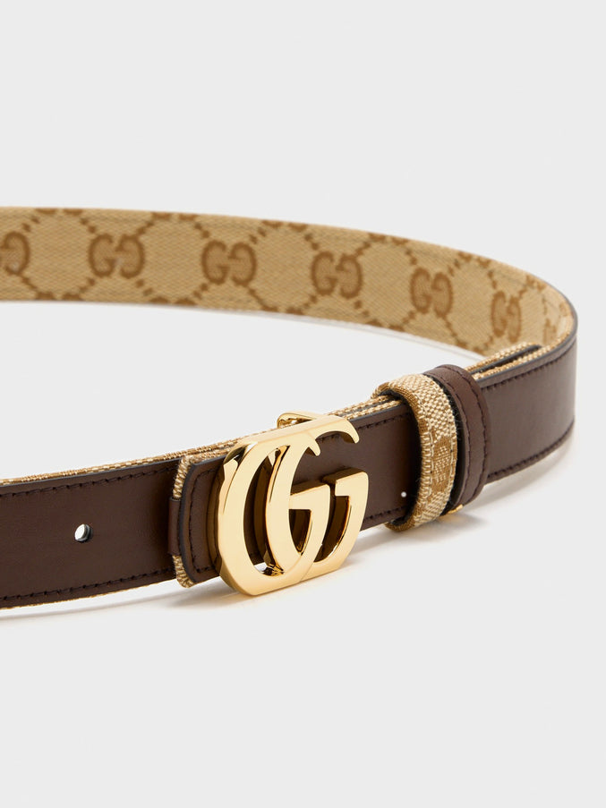 Gucci Reversible Cut Gg Marmont Belt