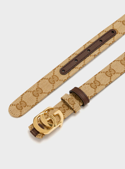 Gucci Reversible Cut Gg Marmont Belt