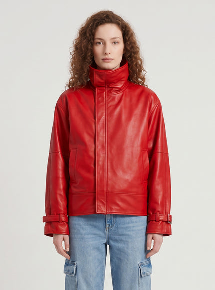 Balenciaga Round Bomber 36 Red