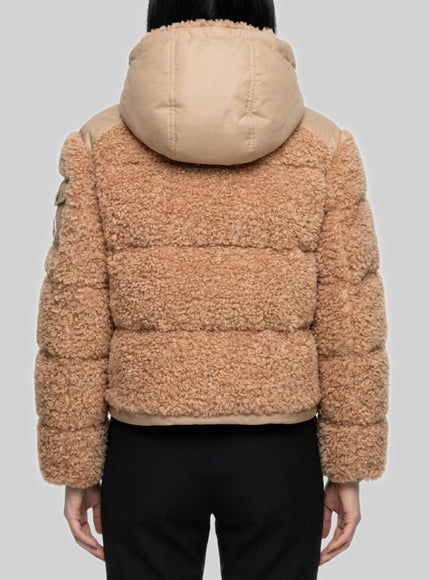 Moncler Short Alpestre Teddy Down Jacket