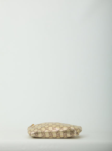 Gucci Metallized Evening Bag With Charm