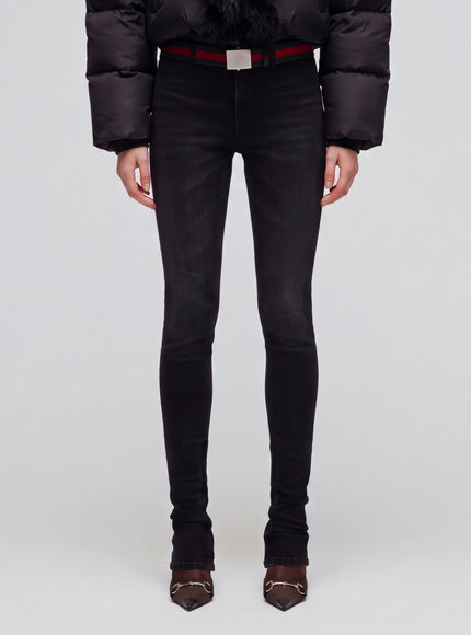 Gucci Slim-fit Stretch Cotton Denim Trousers Black