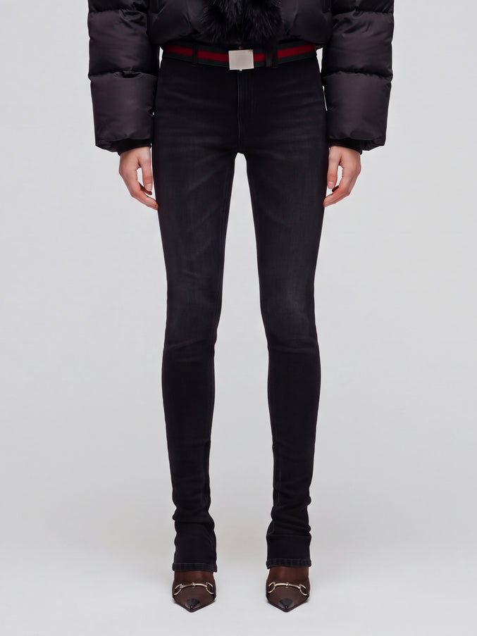 Gucci Slim-fit Stretch Cotton Denim Trousers Black