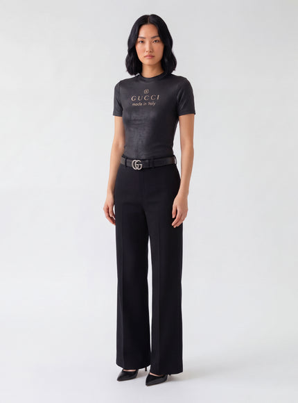 Gucci Printed Technical Cotton T-shirt