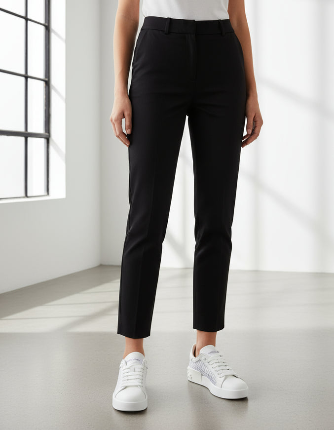 Dolce & Gabbana White Mesh Inserts Low Top Sneakers