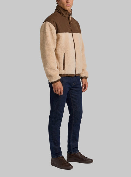 Ami Paris Zip Jacket With Nylon Inserts