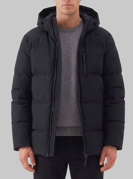Moose Knuckles Soho 3q Black Down Jacket Black
