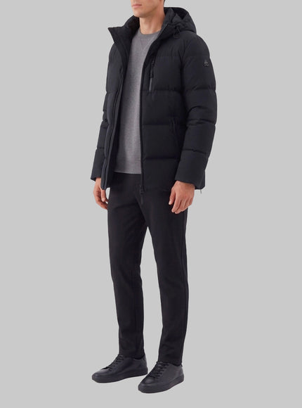 Moose Knuckles Soho 3q Black Down Jacket
