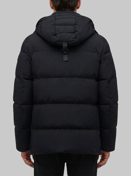 Moose Knuckles Soho 3q Black Down Jacket