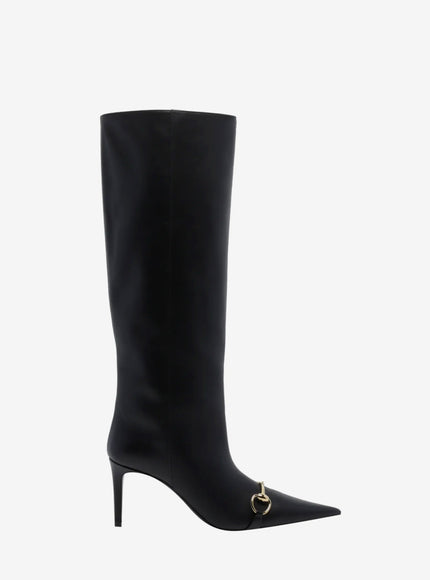 Gucci Donna Slip-on Boots 80 Black
