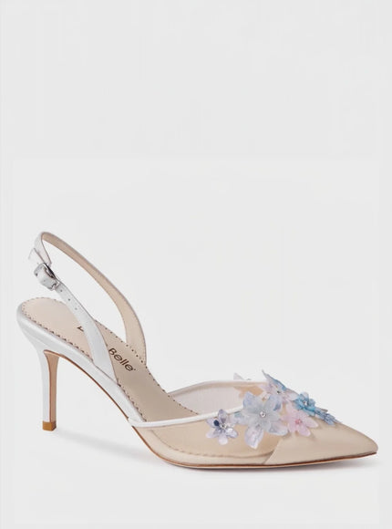 Bella Belle Becca Floral Slingback Heels
