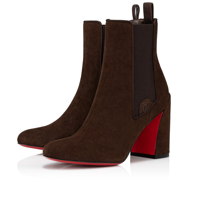 Christian Louboutin Turelastic 85 Suede Ankle Boots