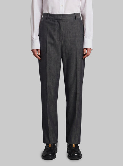 Balenciaga Slim Tailored Trousers Grey