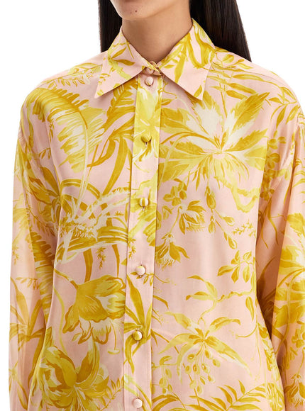 Zimmermann silk floral print shirt