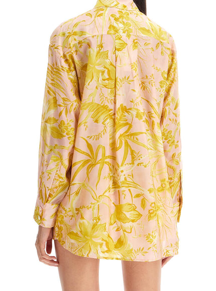 Zimmermann silk floral print shirt