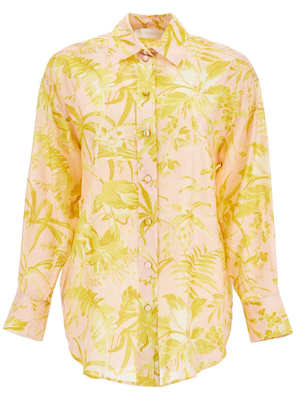 Zimmermann silk floral print shirt