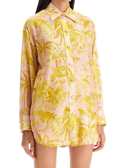 Zimmermann silk floral print shirt