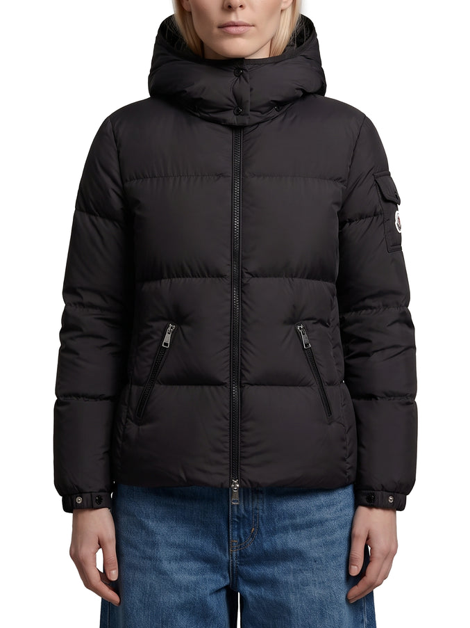 Moncler Fourmines Short Down Jacket Black