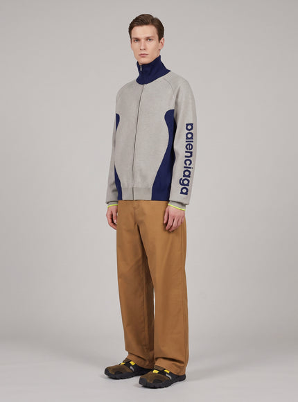 Balenciaga Zip-up Knit Cardigan