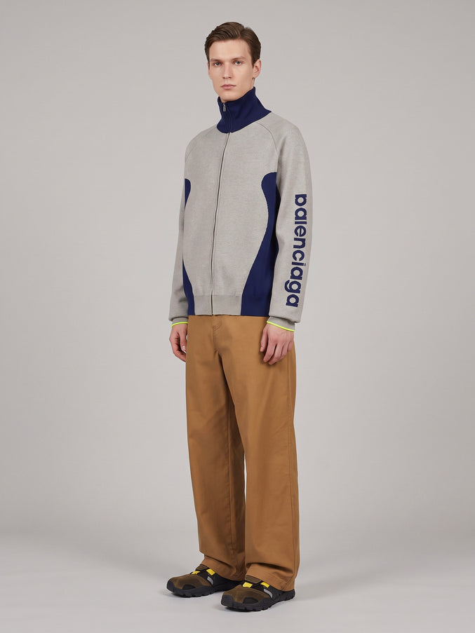 Balenciaga Zip-up Knit Cardigan