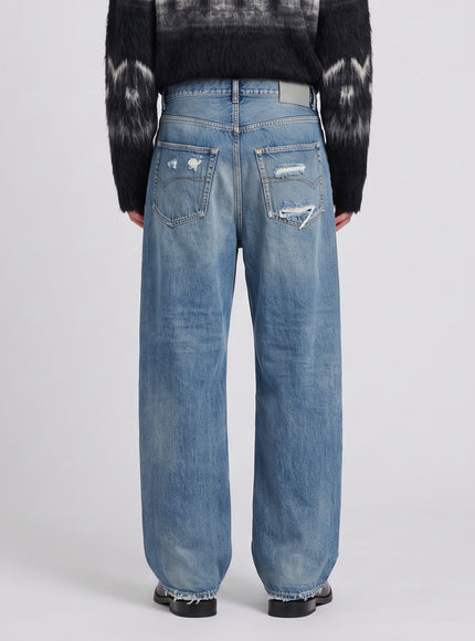 Balenciaga Dark Blue Baggy Jeans