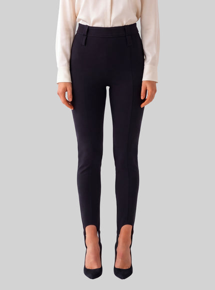 The Frankie Shop Lili Black Stirrup Pants Black