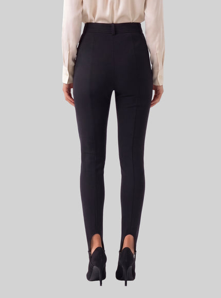 The Frankie Shop Lili Black Stirrup Pants