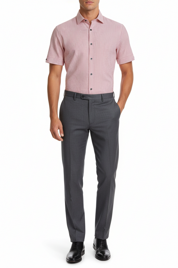 Dolce & Gabbana Striped Cotton Short Sleeve Shirt