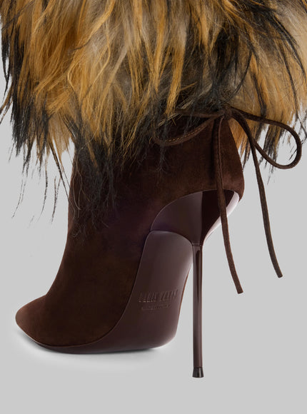 Paris Texas Lidia Ankle Fur Boots 105