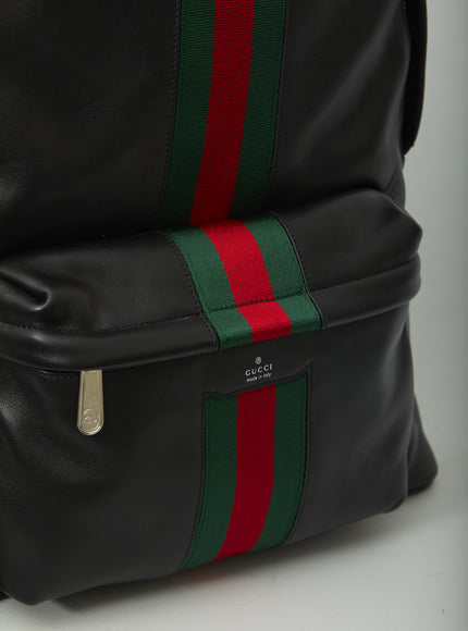 Gucci Web Trademark Large Backpack