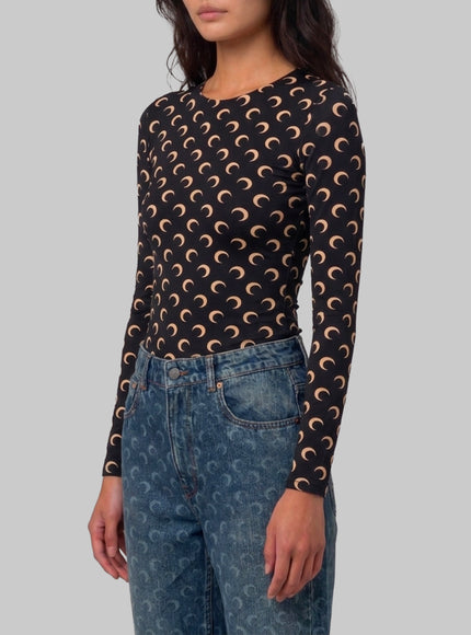 Marine Serre Second Skin Moon Top