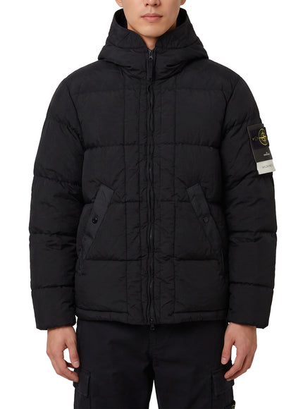 Stone Island Econyl® Nylon Down Jacket Black