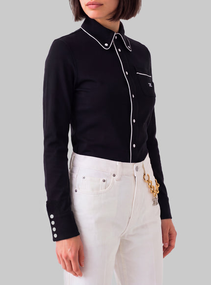 Celine Cotton Jersey Shirt